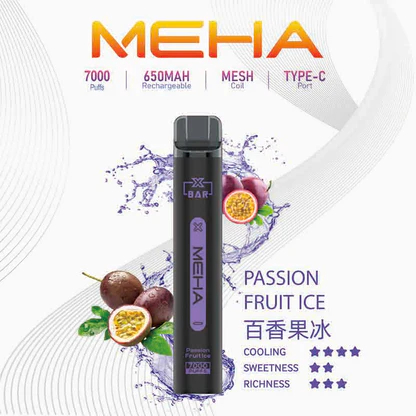 魅嗨小黑條 MEHA XBAR 7000抛棄式 Mesh芯爆發力強 3%丁鹽黃金配方 極強冰感體驗 650mAh大電量可充電長效續航 台灣現貨:圖片 14