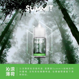 SPUMY Summit 巔峰極致薄荷 小煙專用「純淨冰感」30ml尼古丁鹽 美式頂級調香 激爽不嗆口 :夏天最強「降溫神器」台灣現貨免等