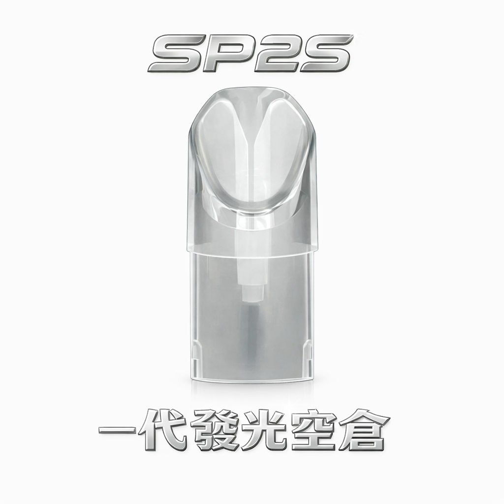 SP2S 一代發光空倉 吸吮即亮 炫彩LED燈效 陶瓷芯注油專用 不漏油技術 通用各代一代主機 台灣現貨秒發